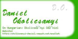 daniel okolicsanyi business card